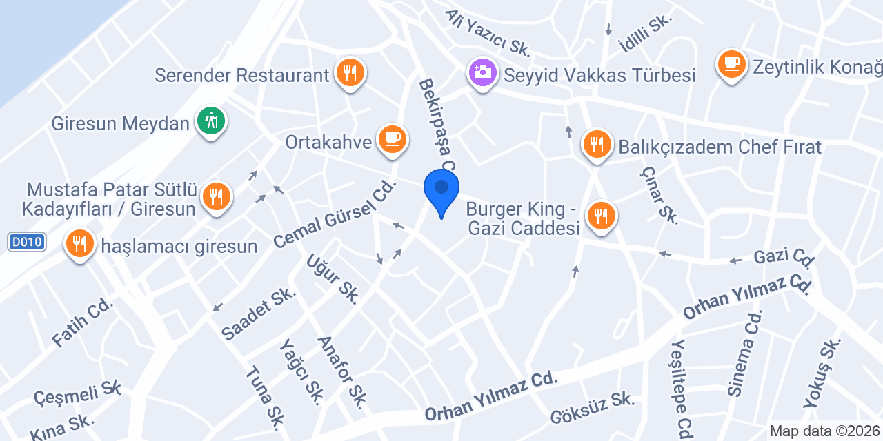 Diyetisyen Şirin Akkuş konumu