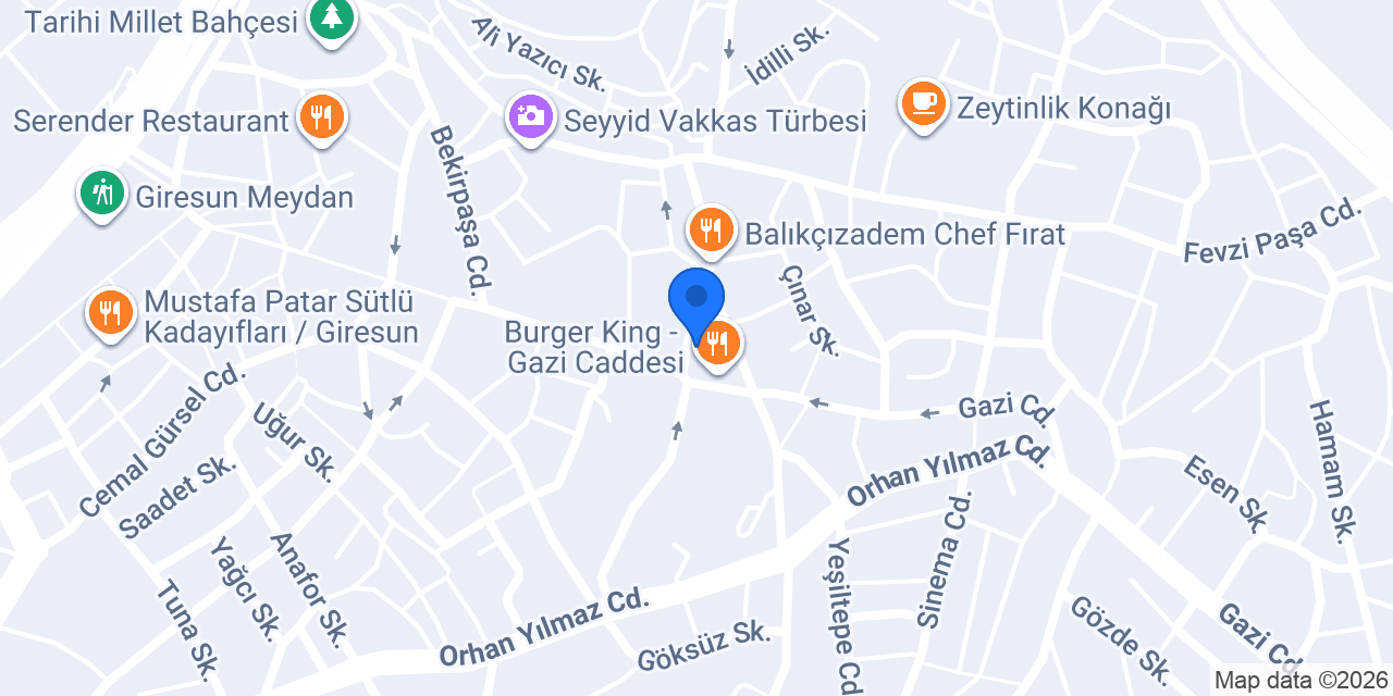 Elmalılar Pide Salonu konumu