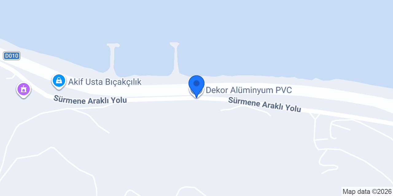 Dekor Alüminyum PVC konumu