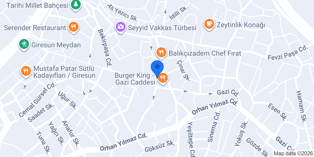 AVUKAT İLKNUR CİVELEKOĞLU konumu