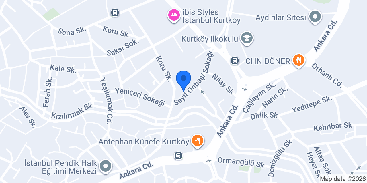 Pendik Matbaa konumu