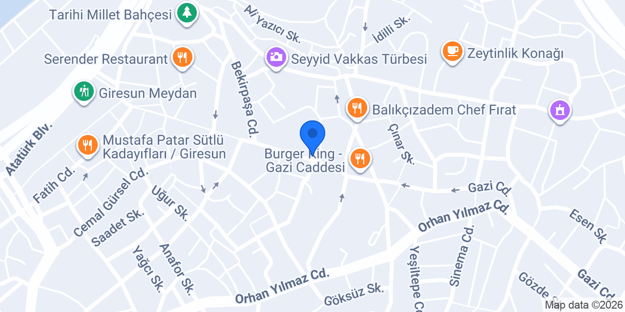 Hacı Bekir Künç Tatlı konumu