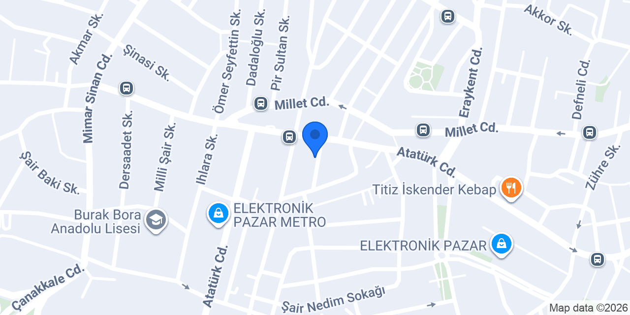 Sezen Makeup Studio konumu