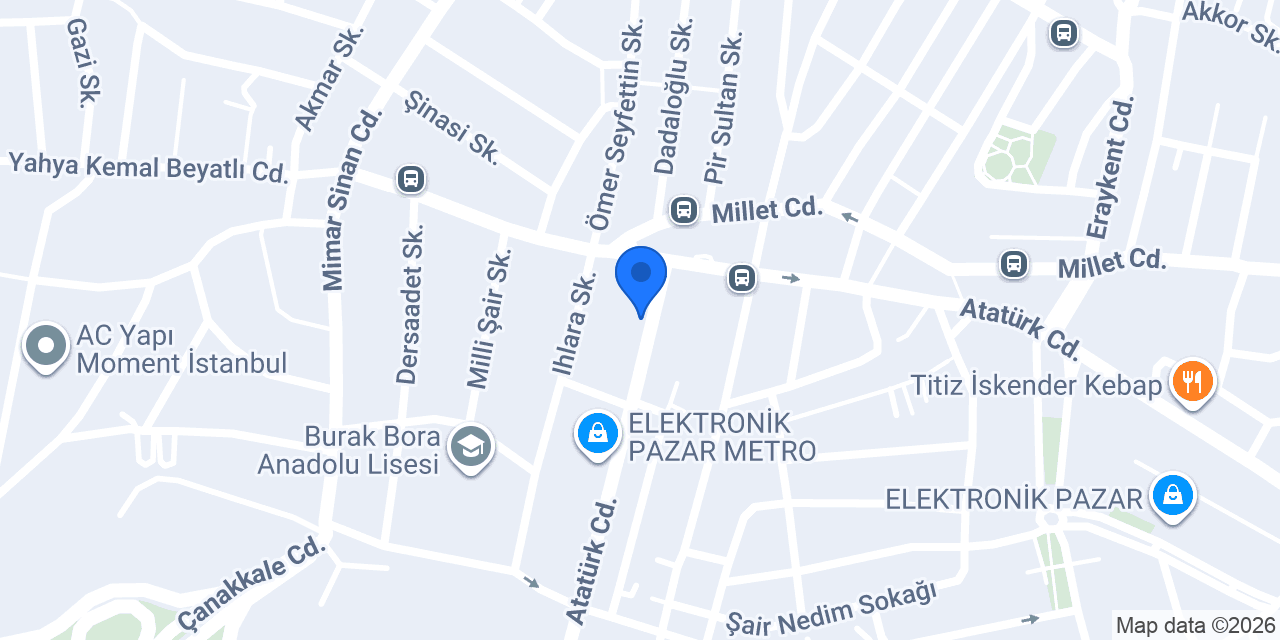 Evim Mobilya konumu