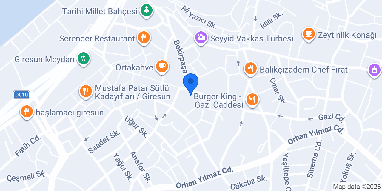 Giresun Sınav Kurs konumu