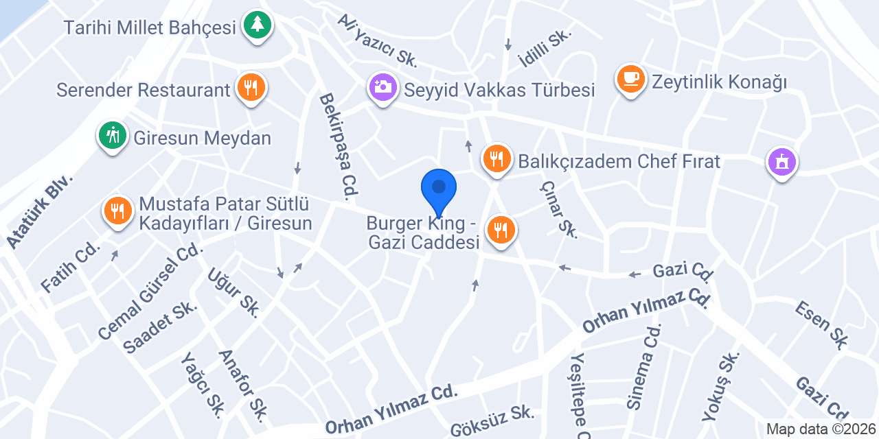 Karadeniz Eczanesi konumu