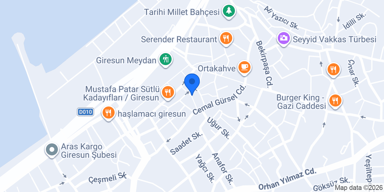 Başoğlu Av Malzemeleri M.K.E Bayii konumu