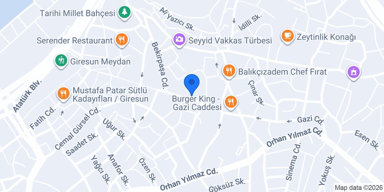 Okur Mimarlık konumu
