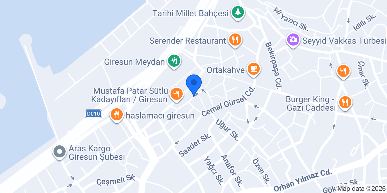 Gürel Temizlik konumu