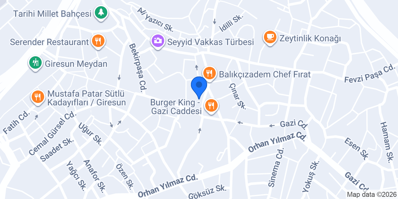 Manolya Çiçekcilik konumu