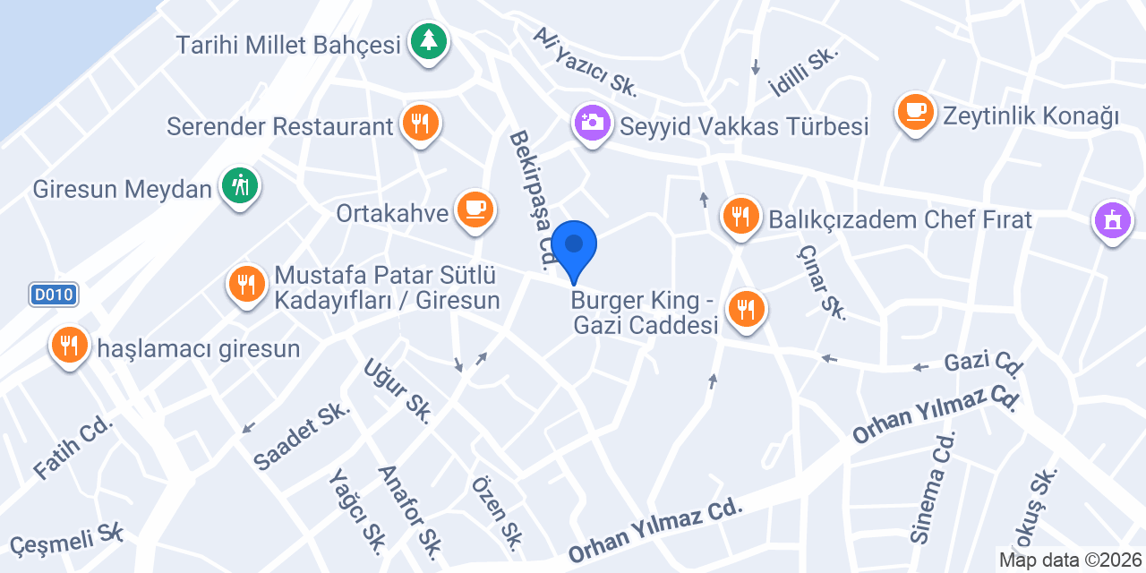 Karadeniz Gümüş konumu