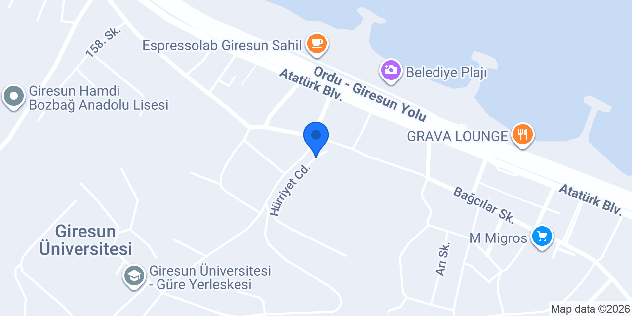 Helvacı Necmi Giresun konumu