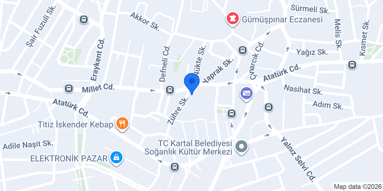 Yapı Kredi - Soğanlık Şubesi konumu