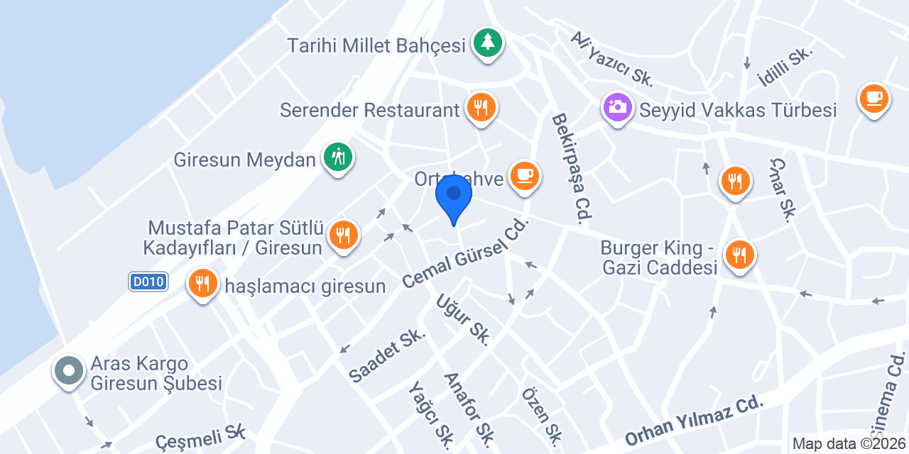 GİRESUN KUZEY YAPI DENETİM konumu