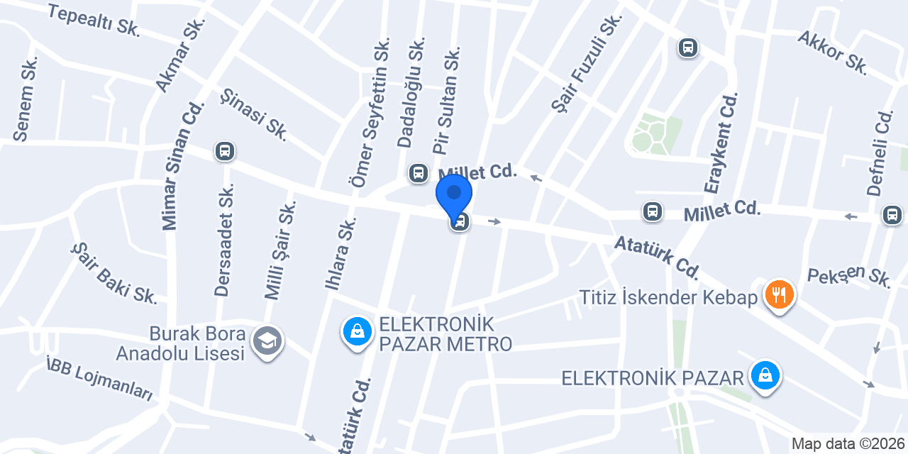 Başak Fırın konumu