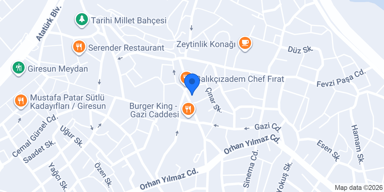 Güreller Kırtasiye konumu