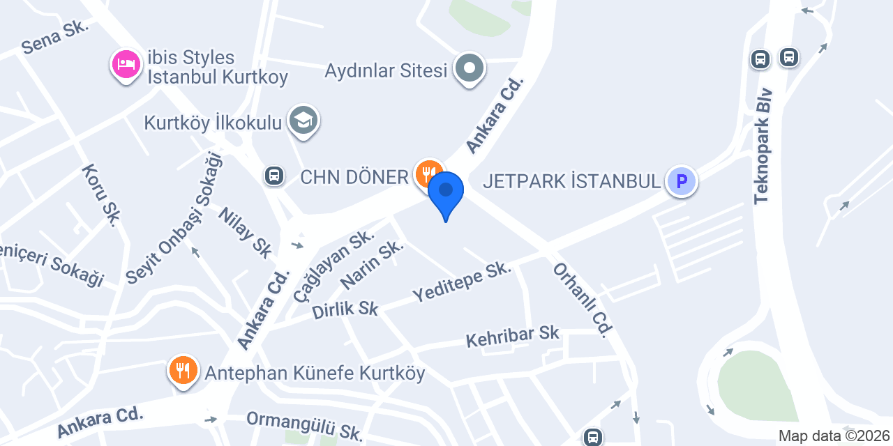 Pizza Bistro Kurtköy konumu