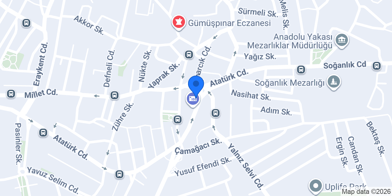 AK Eğitim Kursları konumu