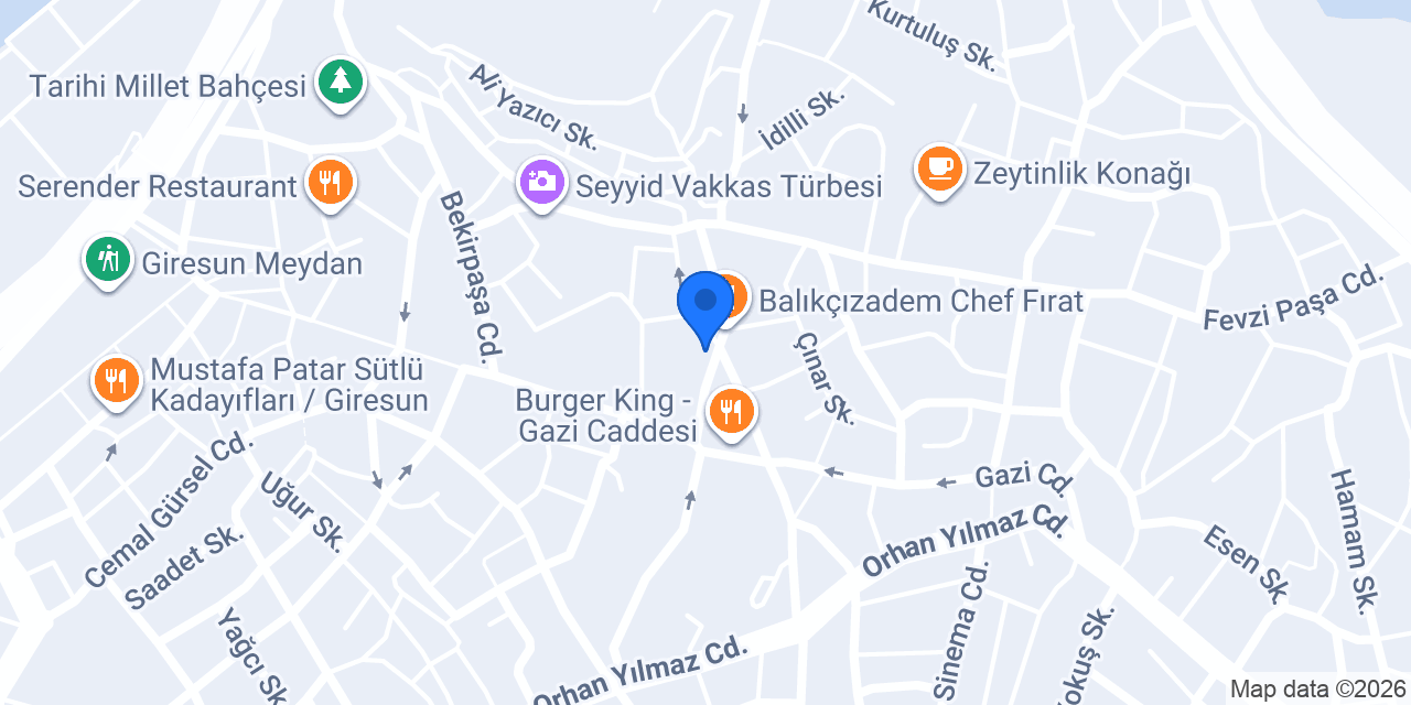 SARIGÖLLER ŞUBE konumu