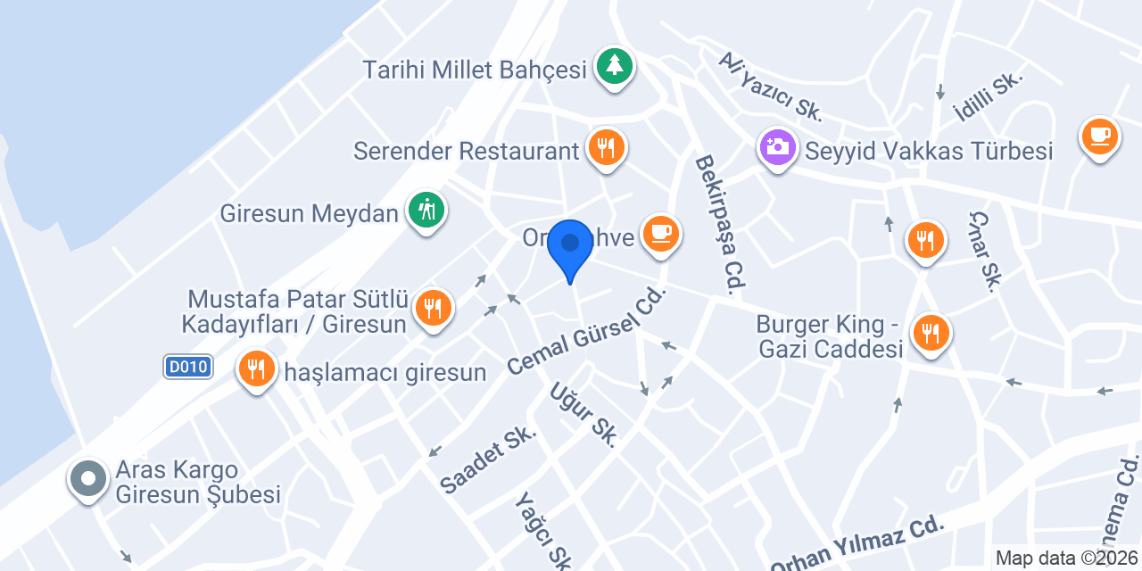 Öğütcü Hukuk Bürosu konumu