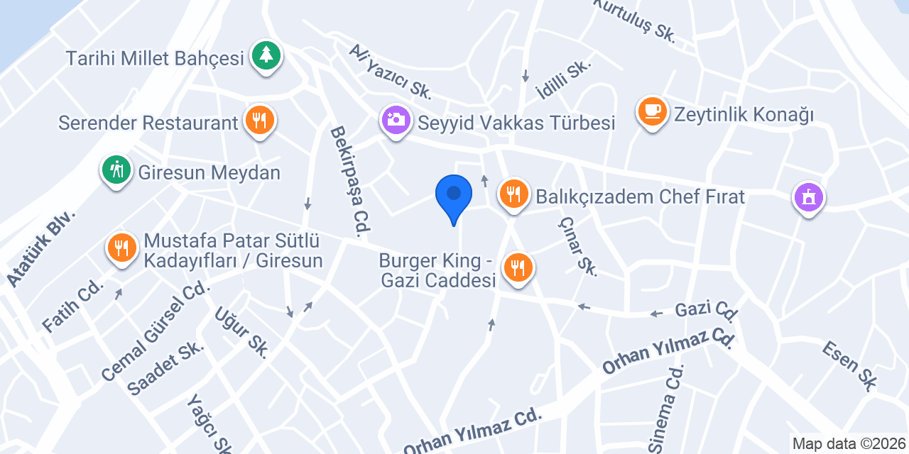 Giresun Emlak konumu