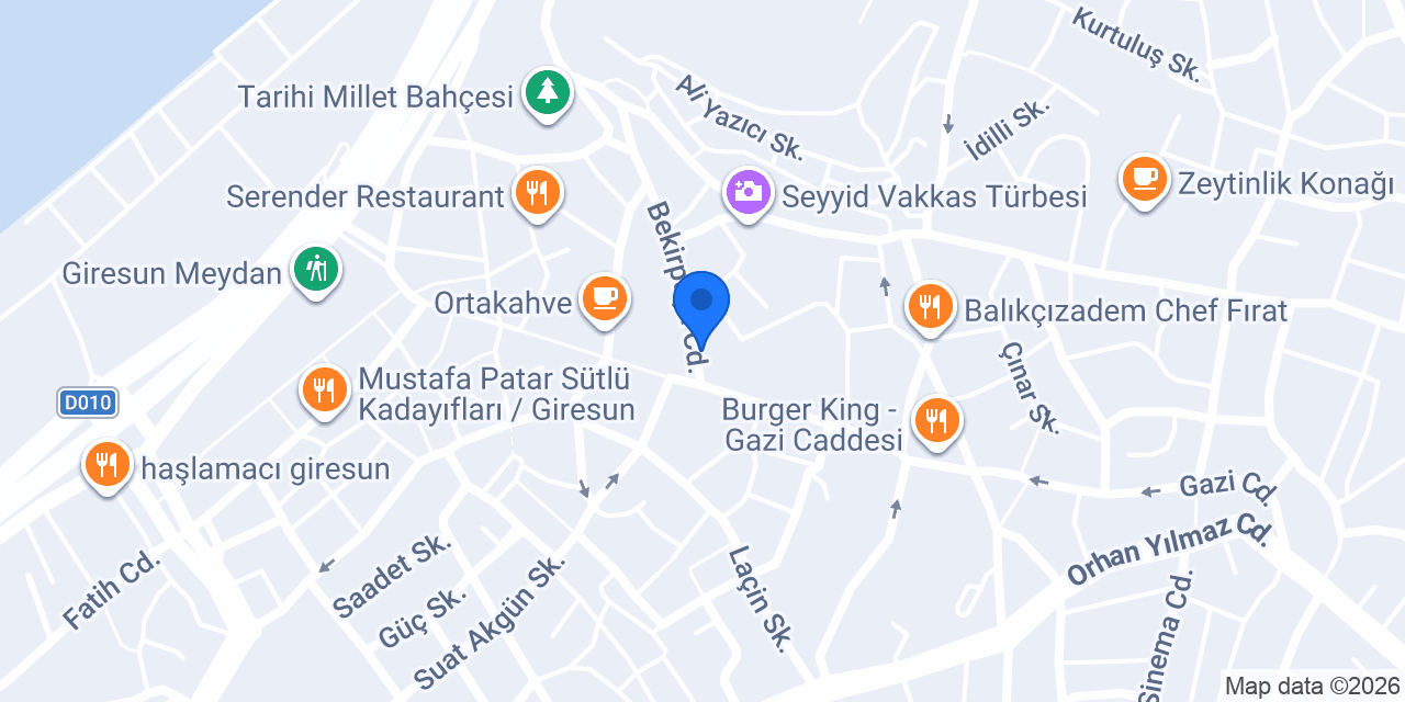 Zeynep Bayan Terzisi konumu