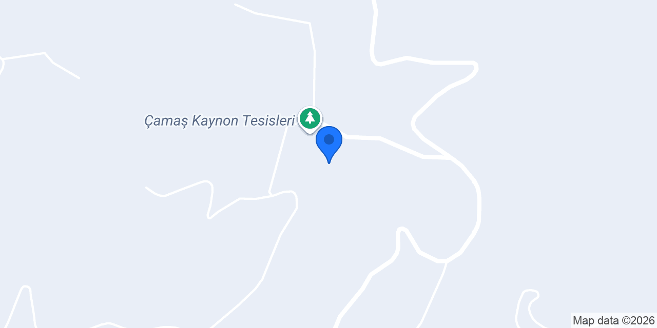 Çamaş Kanyon Tesisleri konumu