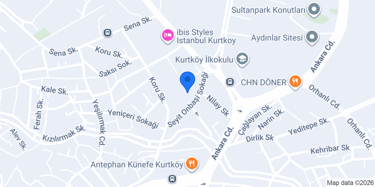Yapı Dekorasyon Kurtköy konumu