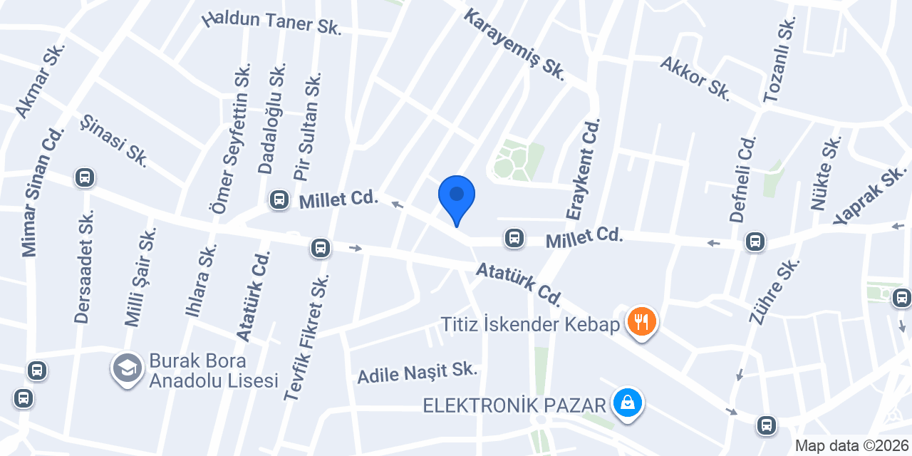 Öz Maraş dondurma soğanlık konumu