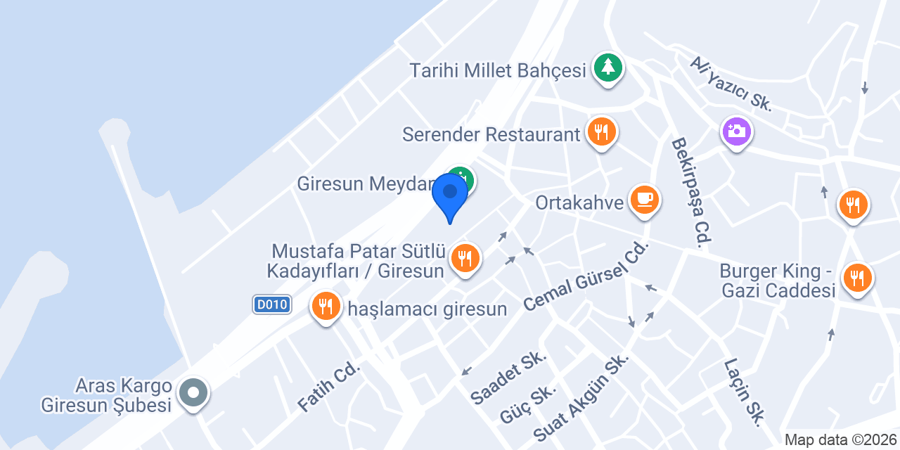 Çakır Balık Evi konumu