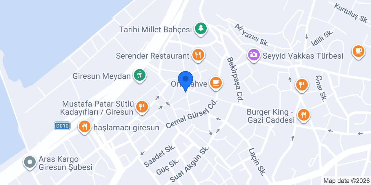 GİRESUN BİL KURS konumu