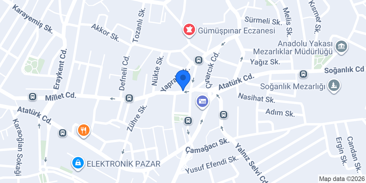 Kuaför Ermira konumu