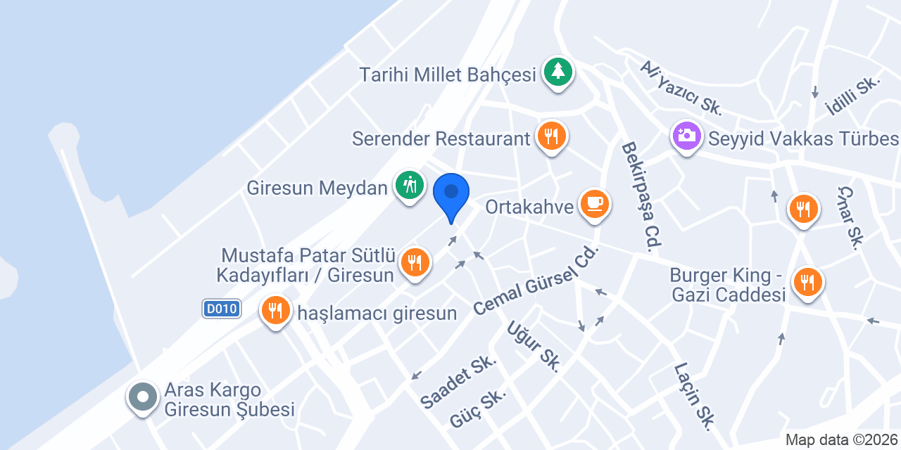 Işıltı Bayan Kuaförü konumu