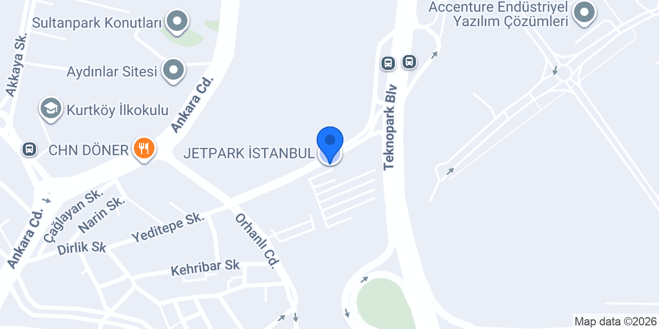 JETPARK İSTANBUL konumu