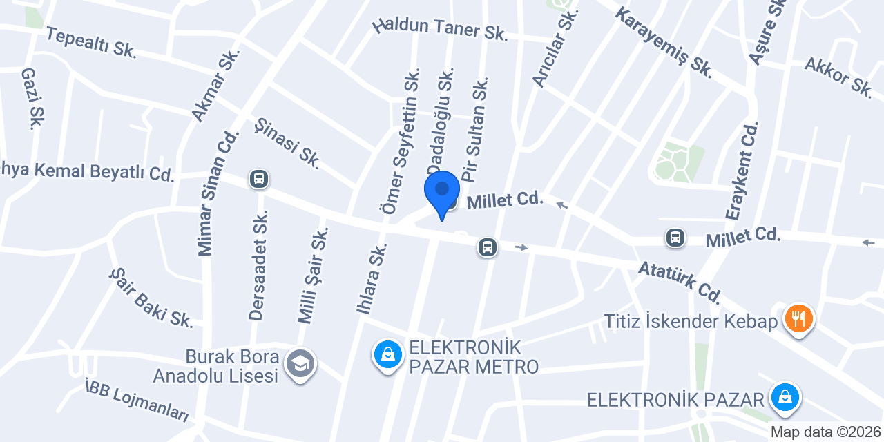 End Bulut konumu