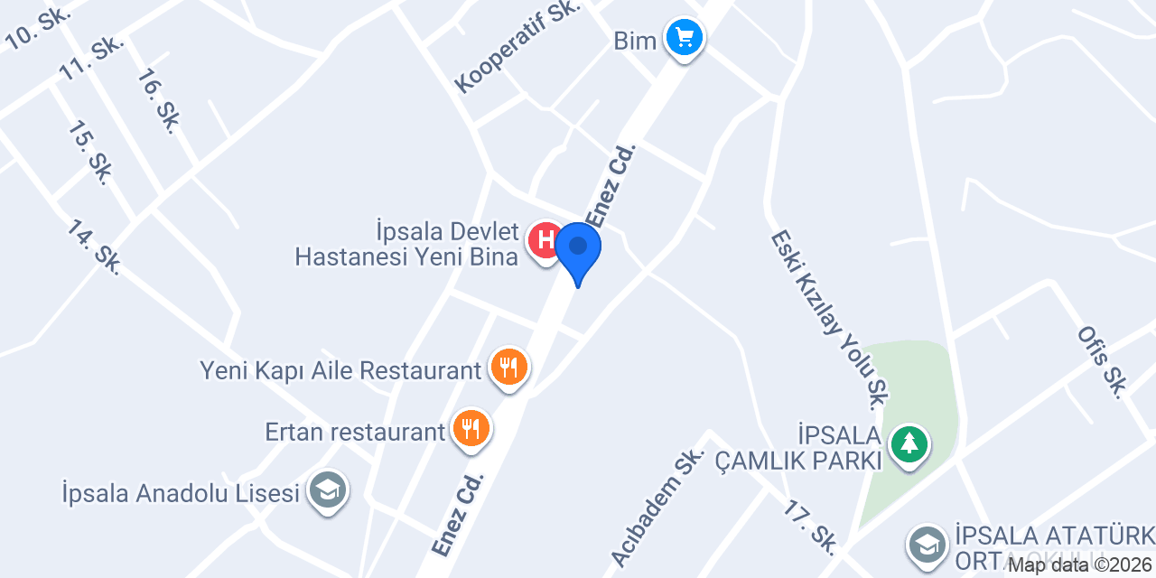 ÇINAR ECZANESİ konumu
