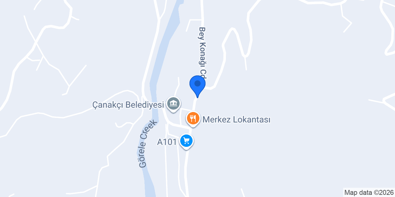 Çanakçı Merkez Taksi konumu