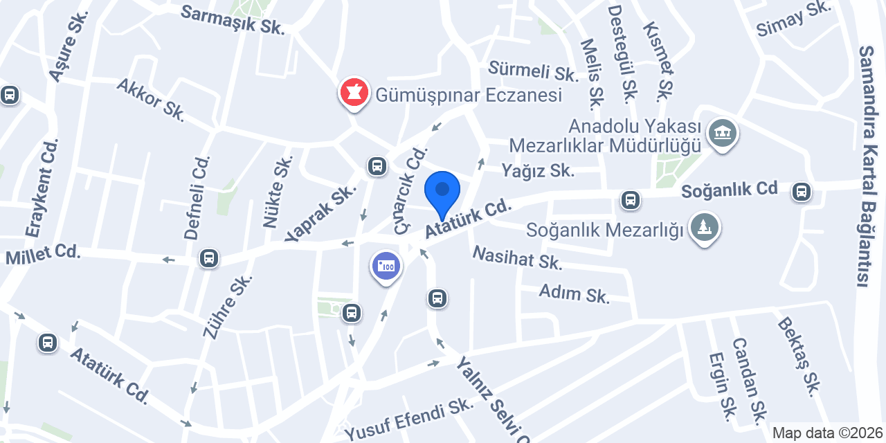 Ef Erkek Kuaförü konumu