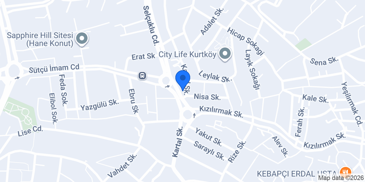 Öz Maraş Dondurma konumu