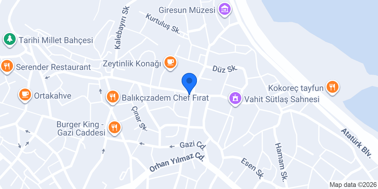 Halil Usta Balkaymak Dondurma konumu