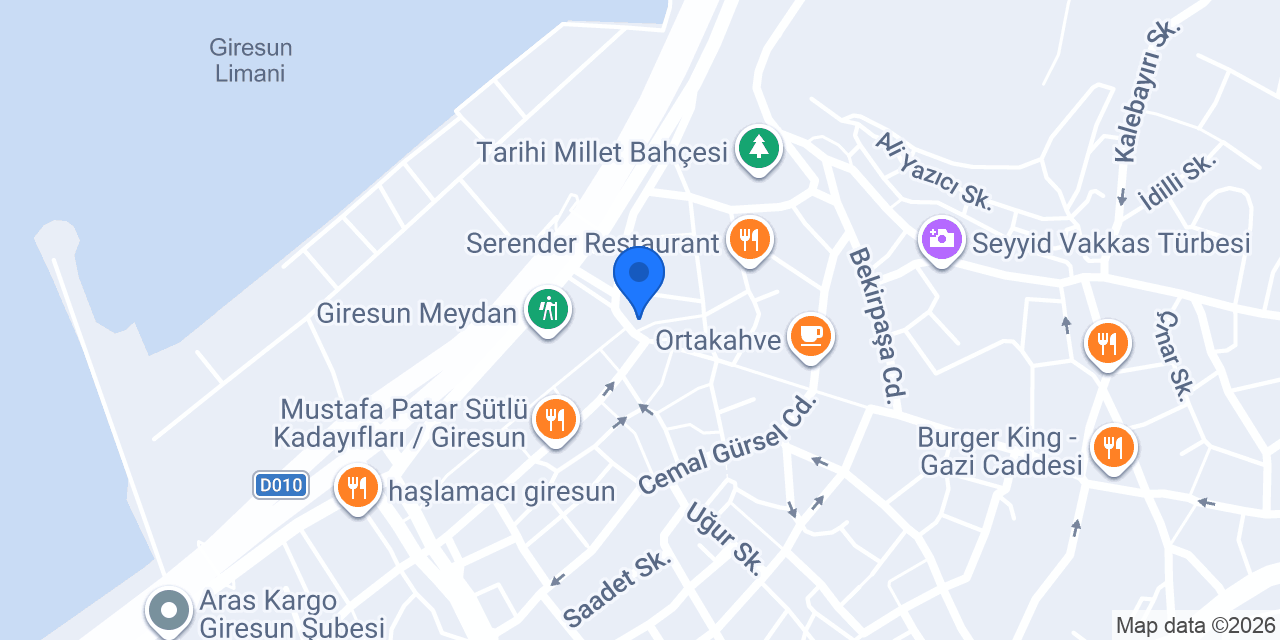Feridunoğlu Eczanesi konumu