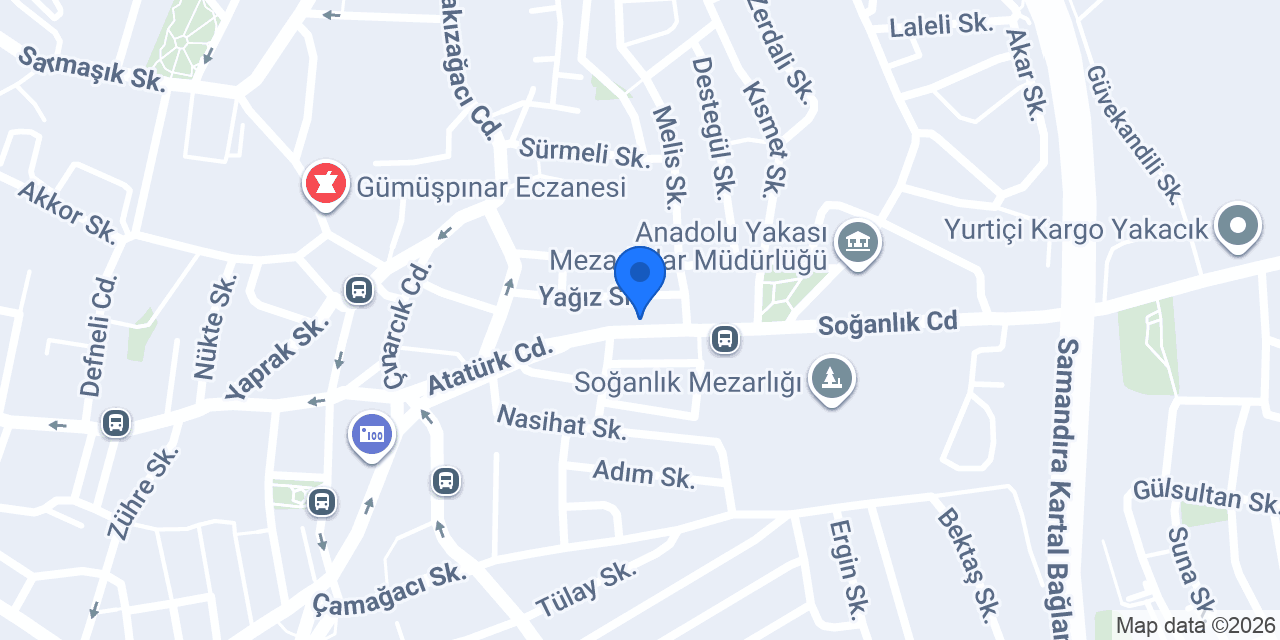 Hat Döner Soğanlık konumu