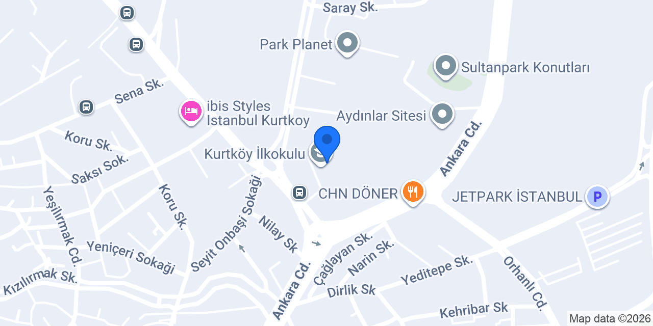 Kurtköy İlkokulu konumu