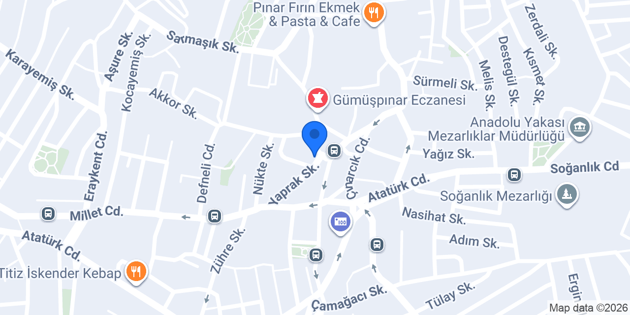KISMET ANAHTAR konumu