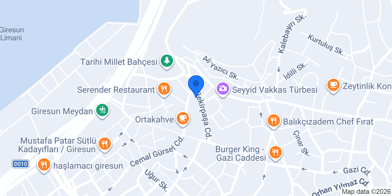 Başak Reklam konumu