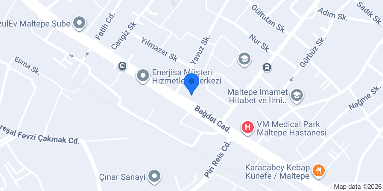 Mondi Home Maltepe - Miraç Mobilya konumu