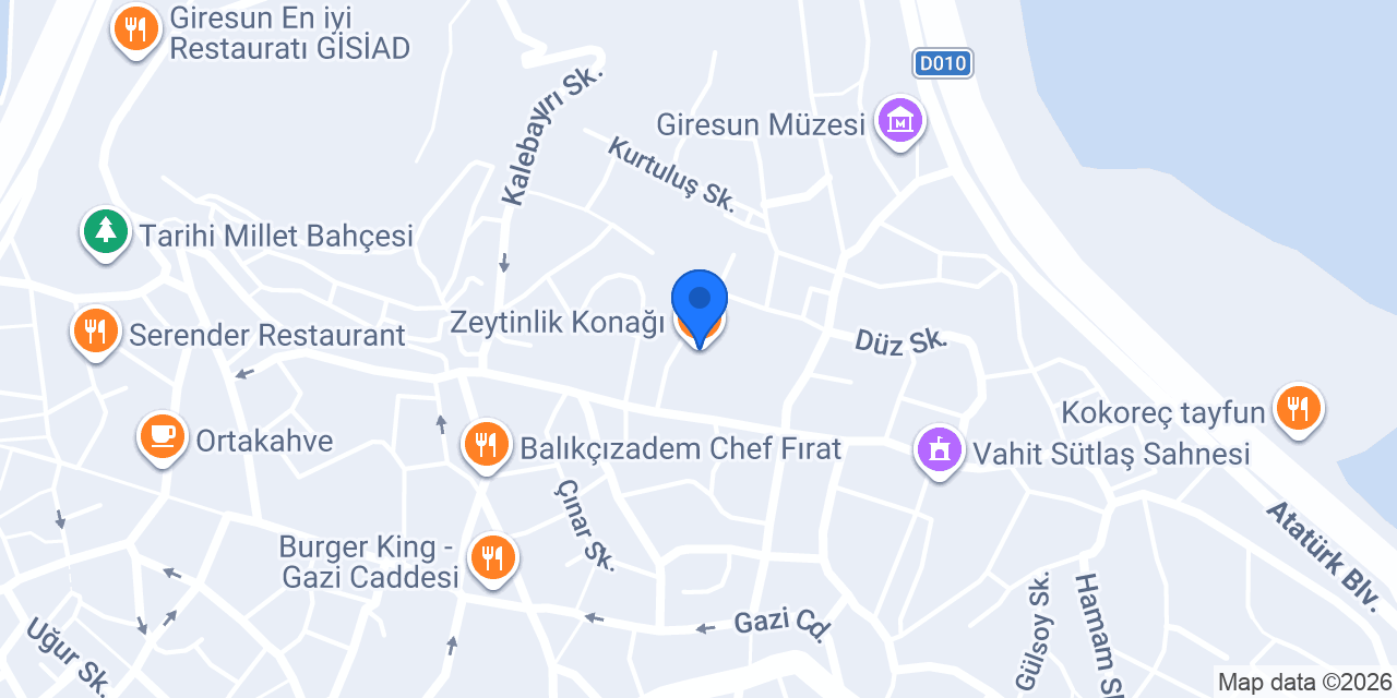 Zeytinlik Konağı konumu