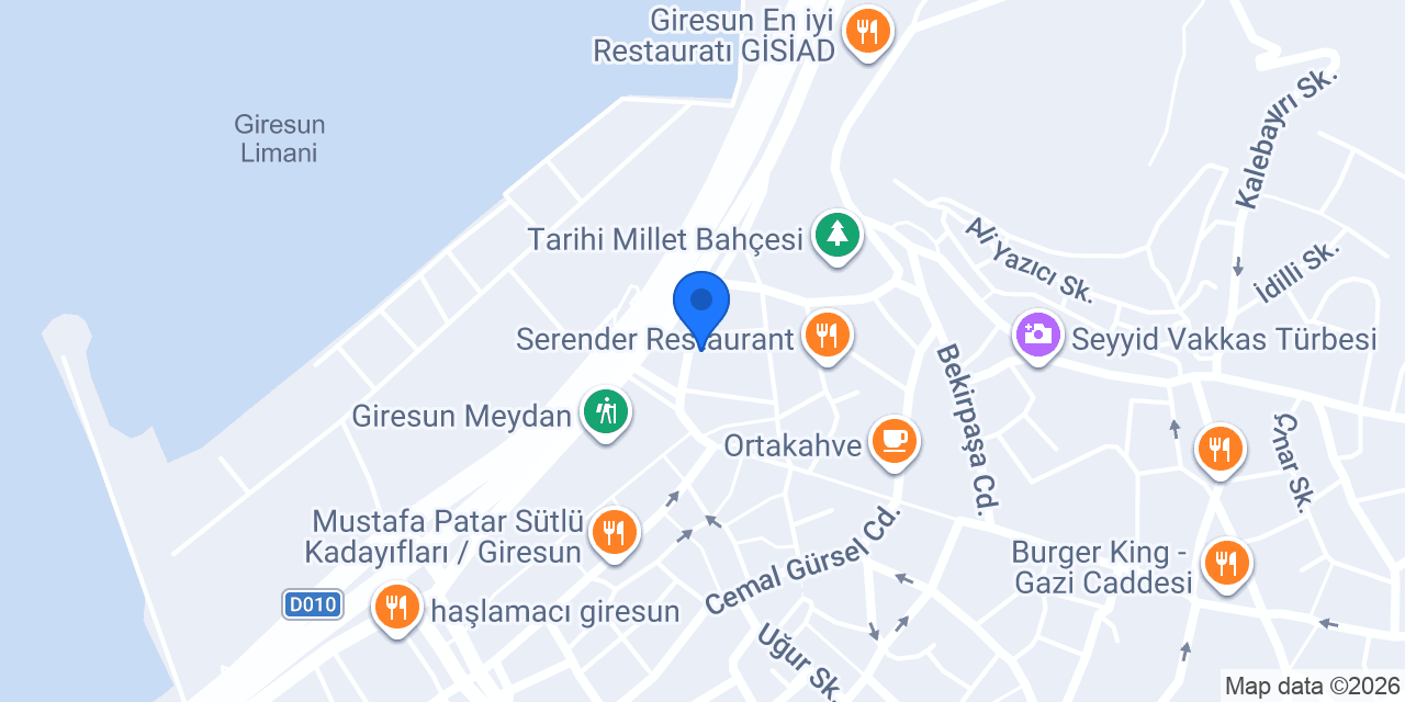 Çarıkçı Otel konumu