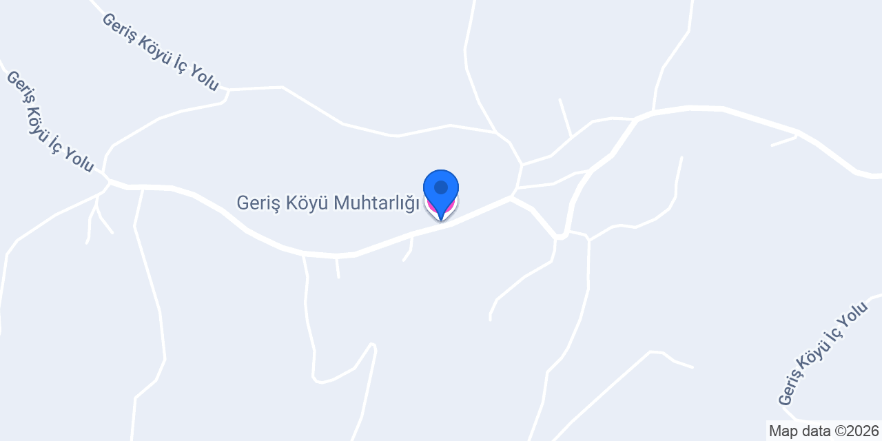 Geriş Köyü Muhtarlığı konumu