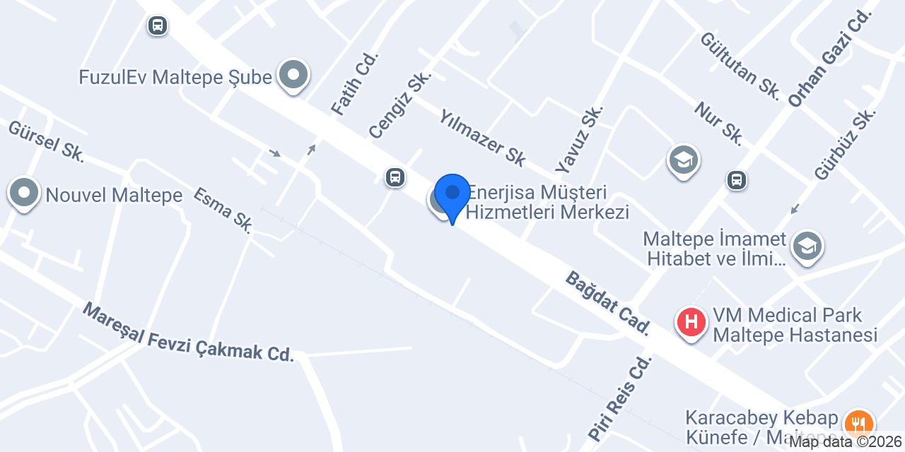 Halkbank Maltepe Şubesi konumu